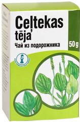 Tēja ceļteku RFF, 50g cena un informācija | Tējas un ārstniecības augi | 220.lv