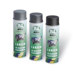 Краска - спрей для бамперов BOLL, чёрная, 500 мл цена и информация | Автомобильная краска | 220.lv