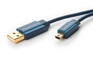 Clicktronic, USB-A/USB-B, 1 m cena un informācija | Kabeļi un vadi | 220.lv