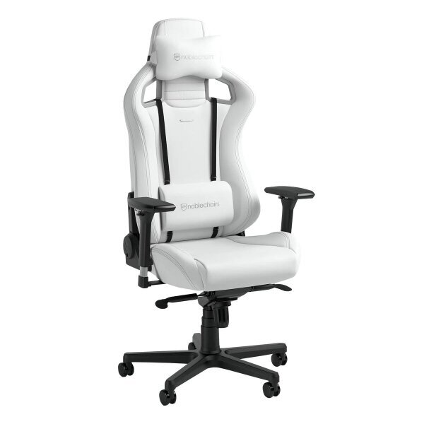 Spēļu krēsls Noblechairs Epic, balts cena un informācija | Biroja krēsli | 220.lv