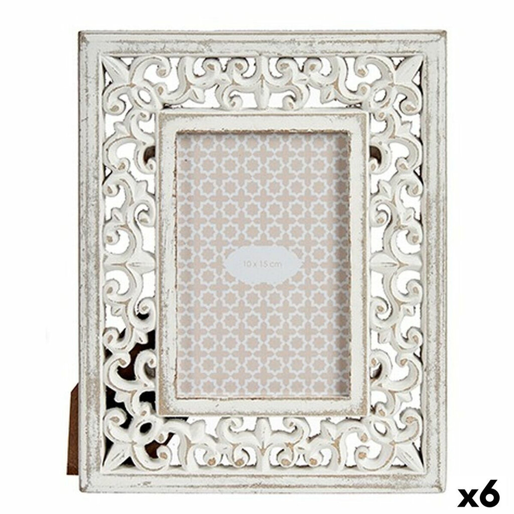 Gift Decor Foto rāmis Balts Koks MDF 19,6 x 24,5 x 1 cm (6 gb.) цена и информация | Foto rāmji, foto albumi | 220.lv