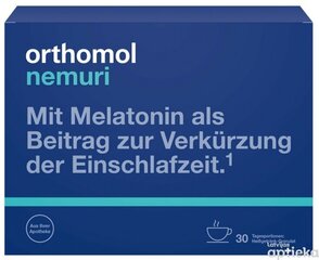 Orthomol Nemuri Night pulveris N30 цена и информация | Витамины, пищевые добавки, препараты для хорошего самочувствия | 220.lv