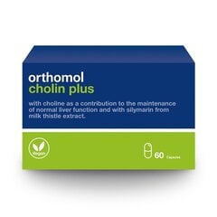Orthomol Cholin Plus kapsulas N60 цена и информация | Витамины, пищевые добавки, препараты для хорошего самочувствия | 220.lv