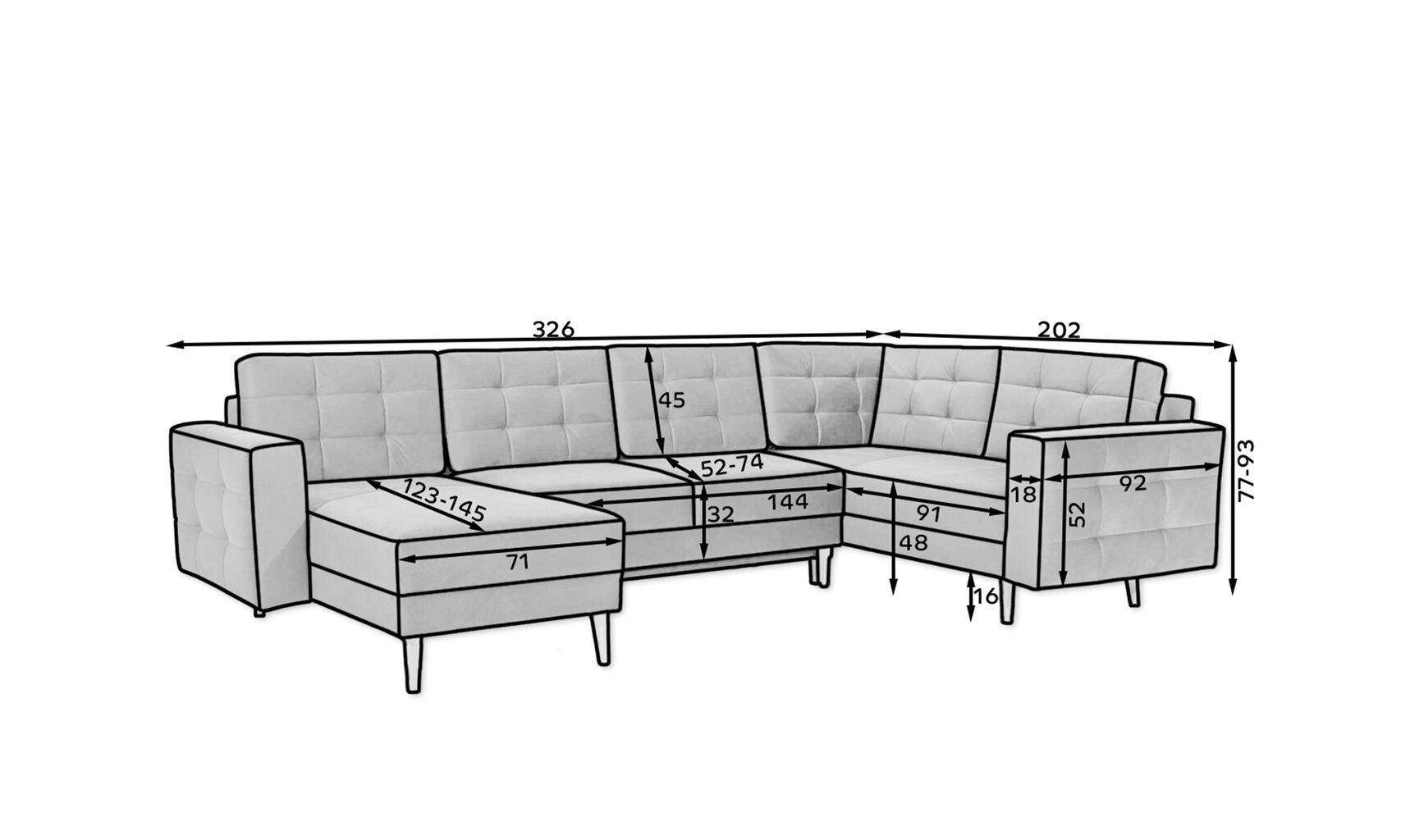 Universāls stūra dīvāns Asgard U, zaļš cena un informācija | Stūra dīvāni | 220.lv