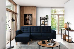 Universāls stūra dīvāns Asgard L, zils cena un informācija | Stūra dīvāni | 220.lv