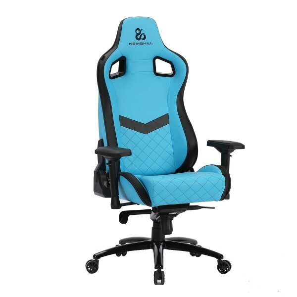 Spēļu krēsls Newskill ‎NS-CH-Osiris, melns/zils цена и информация | Biroja krēsli | 220.lv
