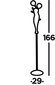 Searchlight grīdas lampa Bellis EU3573AB цена и информация | Stāvlampas | 220.lv