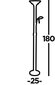 Searchlight grīdas lampa Mother & Child LED EU5430SS cena un informācija | Stāvlampas | 220.lv