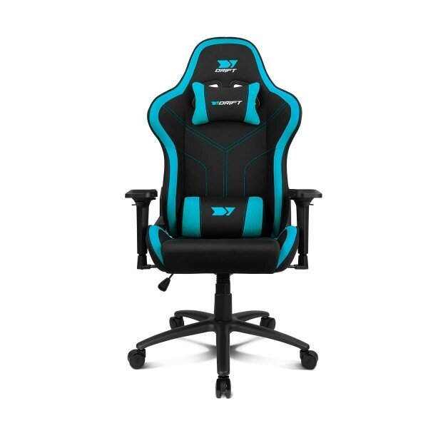 Spēļu krēsls Drift DR110BL, melns/zils cena un informācija | Biroja krēsli | 220.lv