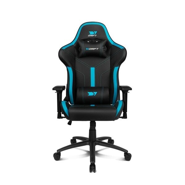 Spēļu krēsls Drift DR350, melns/zils cena un informācija | Biroja krēsli | 220.lv