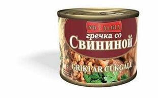 Griķi ar cūkgaļu Nostalgia 525 gr x 24 gb цена и информация | Консервы | 220.lv