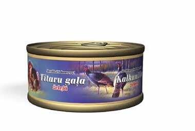 Tītaru gaļa želejā 250 g x 48 gb cena un informācija | Konservēti produkti | 220.lv