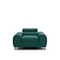 Atzveltnes krēsls Laurence, zaļš cena un informācija | Atpūtas krēsli | 220.lv