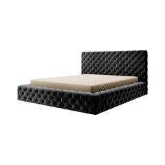Кровать  Princce, 140x200 см, черный цвет цена и информация | Кровати | 220.lv