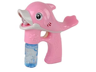 Ziepju burbuļu mašīna, rozā delfīns cena un informācija | Ūdens, smilšu un pludmales rotaļlietas | 220.lv