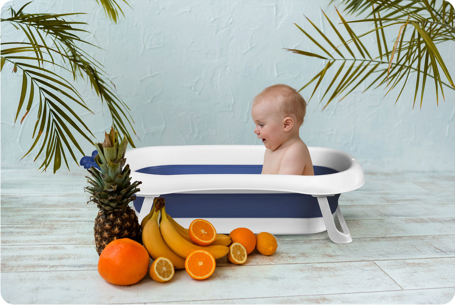 Saliekama bērnu vanna ar spilvenu цена и информация | Mazuļa mazgāšana | 220.lv