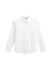 Блузка приталенного силуэта с длинным рукавом белая для девочек Gulliver цена и информация | Рубашки для девочек | 220.lv