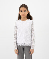 Детская блузка Madzi 221514 01, белая, 221514*01-158 цена и информация | Рубашки для девочек | 220.lv