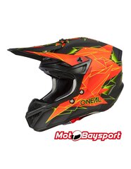 Кроссовый шлем O'Neal 5SRS, оранжевый/черный цвет цена и информация | Шлемы для мотоциклистов | 220.lv