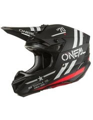 Кроссовый шлем O'NEAL 5SRS POLYACRYLITE HELMET SQUADRON, черный цвет цена и информация | Шлемы для мотоциклистов | 220.lv