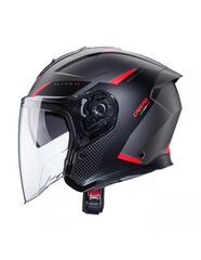 CABERG FLYON II BOSS atvērta ķivere, pelēka cena un informācija | Moto ķiveres | 220.lv