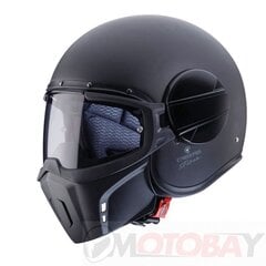 Открытый шлем Caberg Ghost, черный цвет цена и информация | Шлемы для мотоциклистов | 220.lv