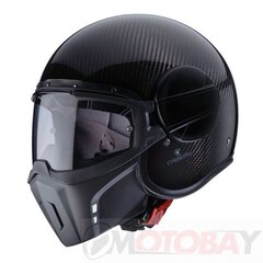Открытый шлем Caberg Ghost, черный цвет цена и информация | Шлемы для мотоциклистов | 220.lv