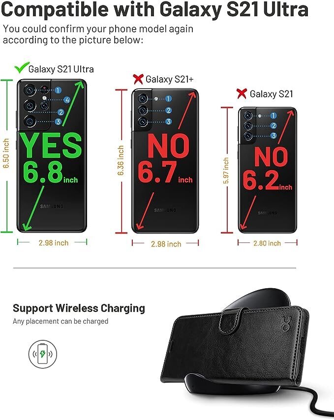 OCASE telefona maciņš priekš Samsung Galaxy S21 Ultra, melns cena un informācija | Telefonu vāciņi, maciņi | 220.lv