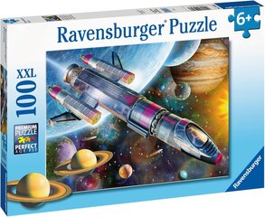 Puzle Ravensburger Misija Kosmosā, 12939, 100 d. cena un informācija | Puzles, 3D puzles | 220.lv