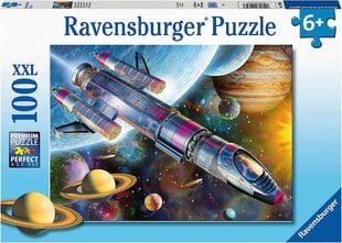 Puzle Ravensburger Misija Kosmosā, 12939, 100 d. cena un informācija | Puzles, 3D puzles | 220.lv