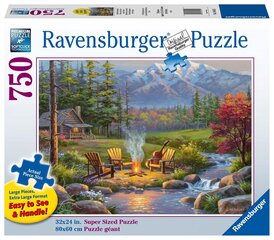 Ravensburger Puzzle 2d Большой формат: речный берег 750 Элементы 16445 цена и информация | Пазлы | 220.lv