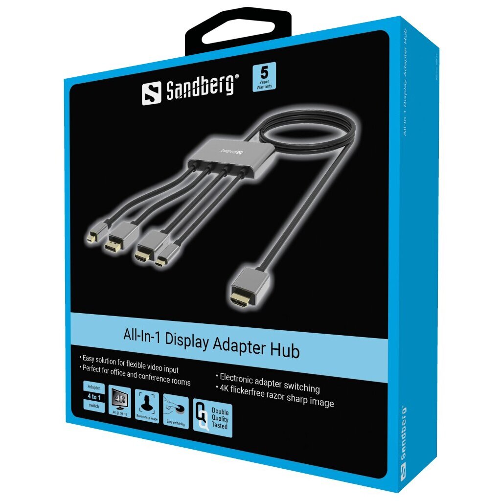 Sandberg All-In-1 509-21 cena un informācija | Adapteri un USB centrmezgli | 220.lv