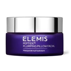 Atvēsinoša nakts sejas maska ​​mitruma saglabāšanai Elemis Peptide4 Plumping Pillow Facial, 50 ml cena un informācija | Sejas maskas, acu maskas | 220.lv