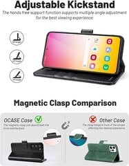 OCASE telefona maciņš priekš Samsung Galaxy S23, melns cena un informācija | Telefonu vāciņi, maciņi | 220.lv