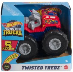 Грузовики-монстры Mattel Hot Wheels: аварийная сигнализация Twisted Tredz 1:43 - 5 (GVK41) цена и информация | Игрушки для мальчиков | 220.lv