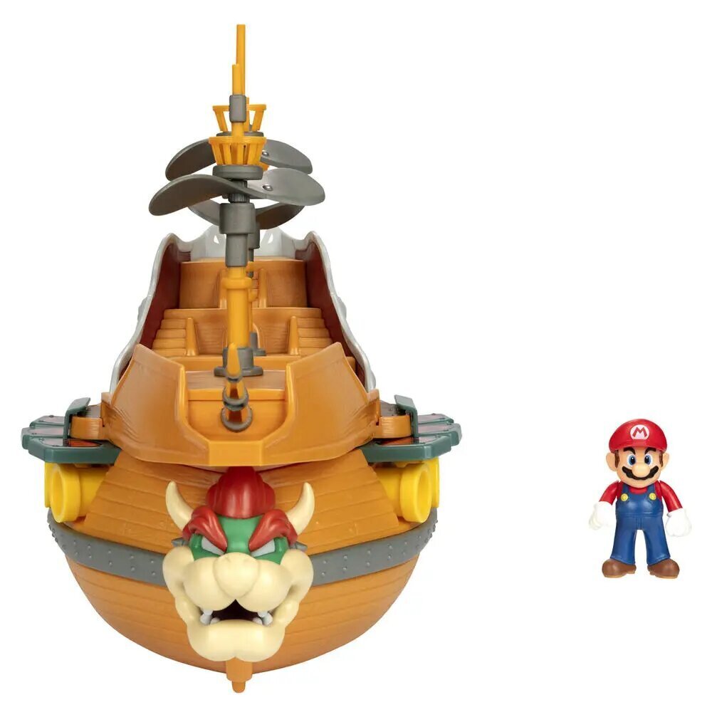Nintendo Super Mario Deluxe Aeronave Bowser spēļu komplekts cena un informācija | Rotaļlietas zēniem | 220.lv
