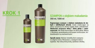 Atjaunojošs šampūns ar makadāmijas eļļu sausiem matiem KayPro, 1000 ml cena un informācija | Šampūni | 220.lv