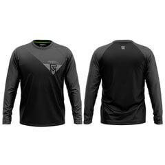 Вело майка Rock Machine Trail Jersey LS, черная/серая, XXL 8592842807784 цена и информация | Одежда для велосипедистов | 220.lv