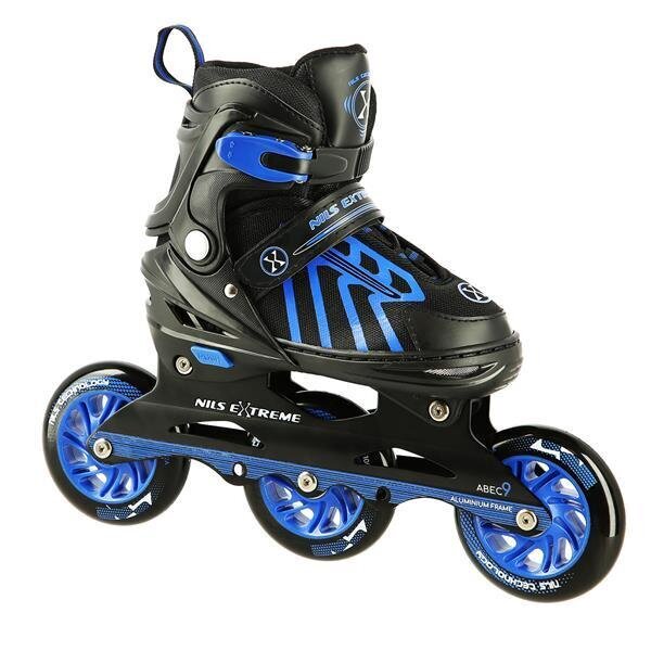 Skrituļslidas Nils Extreme NA18812 A IN-Line Skates, izmērs S (29-33), tumši zilas cena un informācija | Skrituļslidas | 220.lv