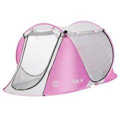 Pludmales telts Nils NC3043 POP UP Beach, rozā cena un informācija | Teltis | 220.lv