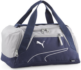 Sporta Soma Puma Fundamentals Sports Bag XS, zila/pelēka cena un informācija | Sporta somas un mugursomas | 220.lv