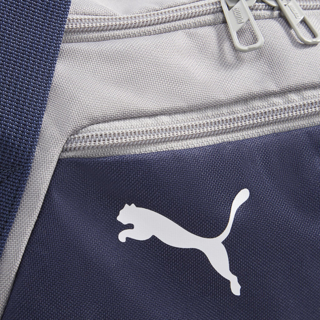 Sporta somas Puma Fundamentals Sports Bag S, zils/pelēks cena un informācija | Sporta somas un mugursomas | 220.lv