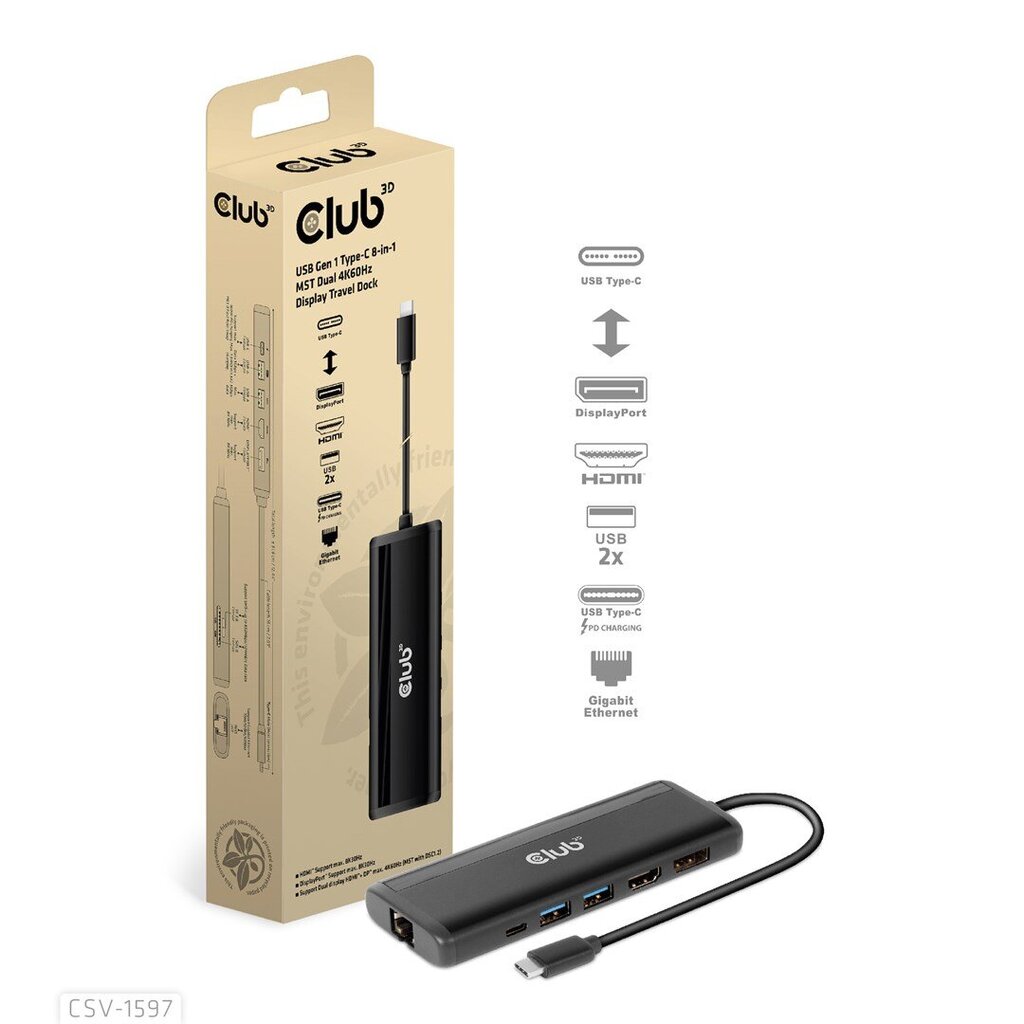 CLUB3D цена и информация | Adapteri un USB centrmezgli | 220.lv