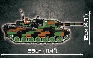 COBI - Конструктор Leopard 2A5 TVM, 1/35, 2620 цена и информация | Kонструкторы | 220.lv