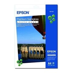 Epson Premium Semigloss Photo Paper  DIN A4  251g/mÂ²  20 Sheets A4 - цена и информация | Канцелярия | 220.lv