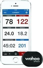 Ātruma sensors Wahoo Fitness Wahoo, melns цена и информация | Велокомпьютеры, навигация | 220.lv
