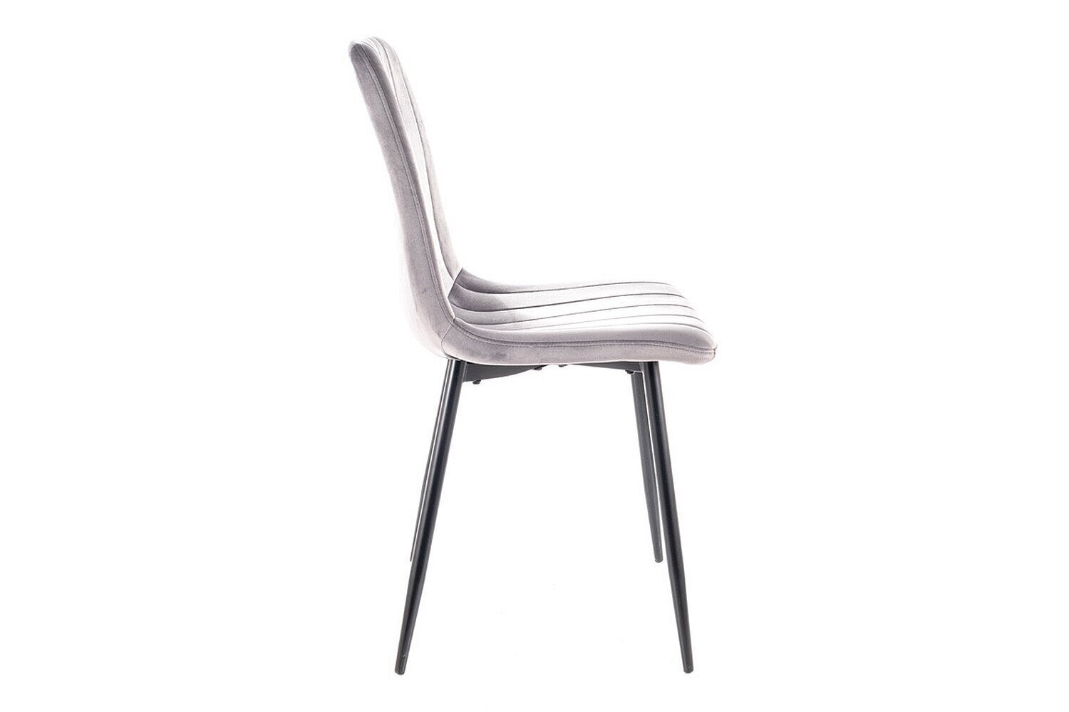 4-u ēdamistabas krēslu komplekts Signal Alan Velvet, smilškrāsas/melns cena un informācija | Virtuves un ēdamistabas krēsli | 220.lv