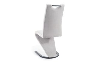 2-u ēdamistabas krēslu komplekts Signal H-090 Velvet, smilškrāsas/melns cena un informācija | Virtuves un ēdamistabas krēsli | 220.lv