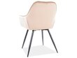 2-u ēdamistabas krēslu komplekts Signal Cherry Monolith, rozā/melns cena un informācija | Virtuves un ēdamistabas krēsli | 220.lv