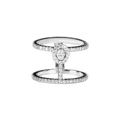 Женское кольцо CaratCrystals цена и информация | Кольца | 220.lv